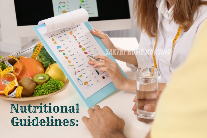 Sakthi Home Nursing provides expert diet plans better health and recovery Personalized nutritional guidance for patient care in Coimbatore