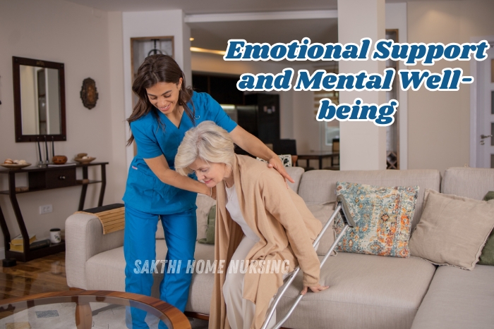 Trusted home nursing service in Coimbatore providing emotional and mental well-being support by Sakthi Home Nursing